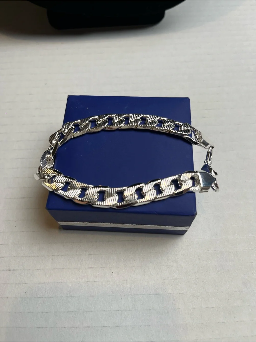 New Sterling Silver Women’s Link Bracelet - Silver